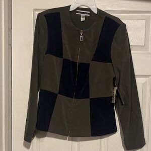 Amanda Smith Women's Black and Gray Blazer